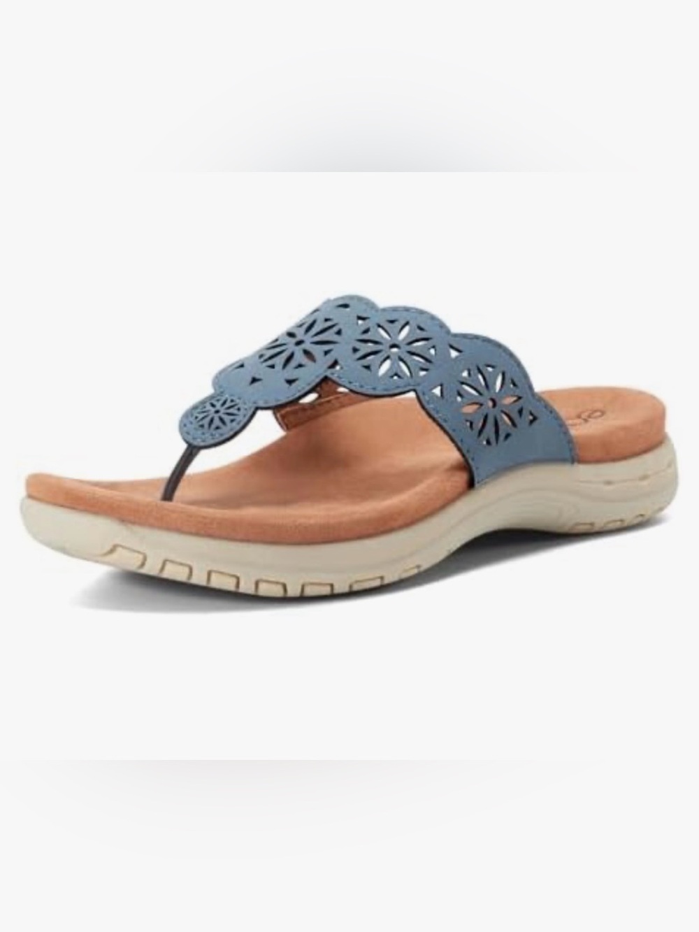 Earth Women's Sadie3 Light Blue Flip-Flop. New without box. 7 1/2.